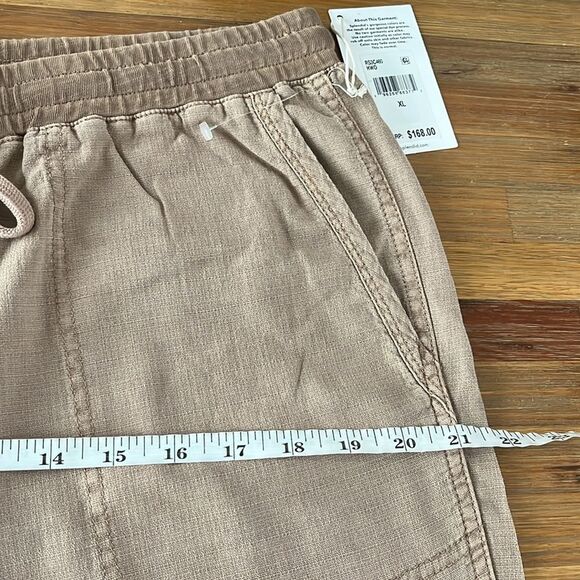 NWT Splendid Perla Drawstring Linen Blend Pants Lightweight Size XL Ash - Picture 13 of 15